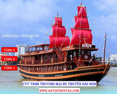 Tour ngắm hoàng hôn và ăn tối trên sông sài gòn