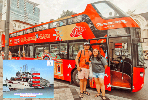 Combo Xe Bus 2 Tầng và Ăn Tối Trên Tàu Indochina Queen